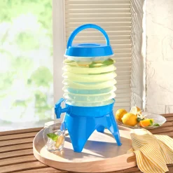 Geniale Küchenhelfer|Die moderne Hausfrau Wasser- und Getränkespender „Faltbar“, 5,5 l