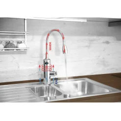 Geniale Küchenhelfer|Die moderne Hausfrau Wasserhahn mit Durchlauferhitzer "Aquadon Smart Heater"