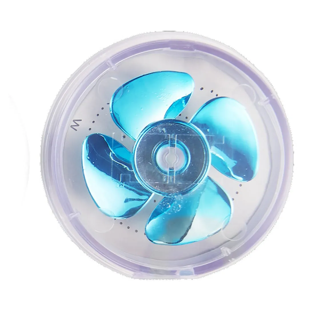 Duschköpfe & -Brausen|Die moderne Hausfrau Wassersparender Duschkopf "Aquadon Eco Tornado" blau