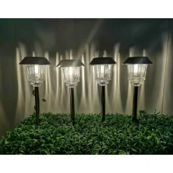 Beetbegrenzung|Die moderne Hausfrau Wegbegrenzung mit Filament-LED und Booster, 1 Stück