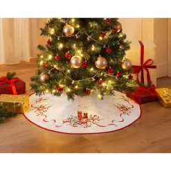 Weihnachtsdekoration·Weihnachtsbaumschmuck|Die moderne Hausfrau Weihnachtsbaumdecke „Classic“, Ø 90 cm