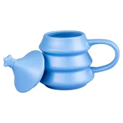 Tassen|Weihnachtsdekoration·Weitere Weihnachtsdeko|Die moderne Hausfrau Weihnachtstasse „Tannenbaum“ mit Deckel, 270 ml blau