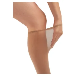 Socken|Die moderne Hausfrau Weitschaft Kniestrümpfe, 3 Paar beige