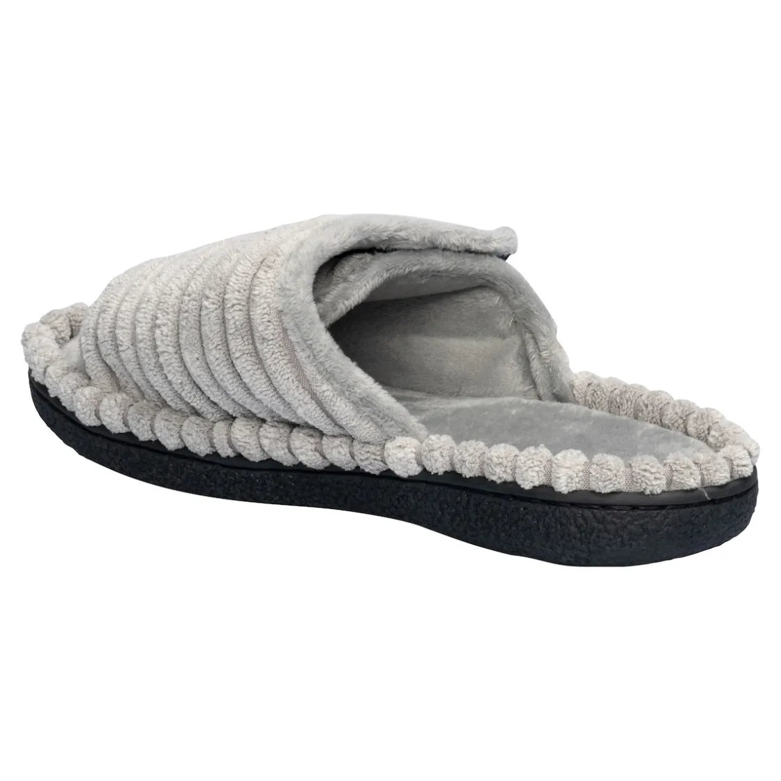 Hausschuhe|Die moderne Hausfrau Wellness-Klettpantolette „Supersoft“