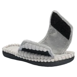 Hausschuhe|Die moderne Hausfrau Wellness-Klettpantolette „Supersoft“