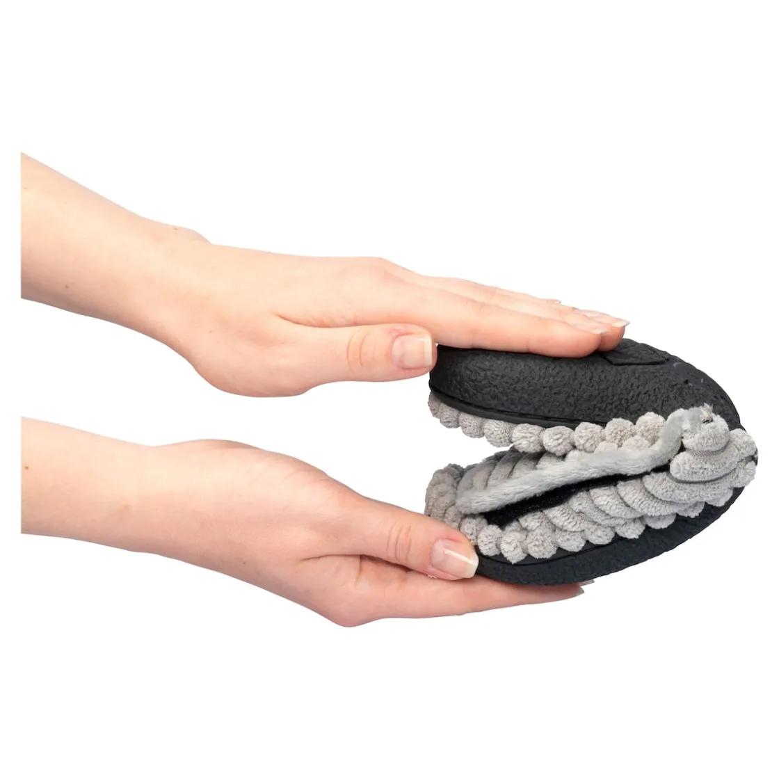 Hausschuhe|Die moderne Hausfrau Wellness-Klettpantolette „Supersoft“