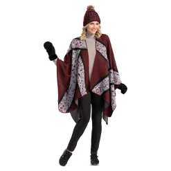 Damen Die moderne Hausfrau Wende-Poncho