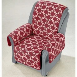 Sesselschoner|Sitzmöbel ·Sesselschoner|Die moderne Hausfrau Wende-Sesselschoner bordeaux