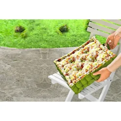 Kissen·Sitzkissen|Outdoor Textilien·Outdoor Sitzauflagen|Die moderne Hausfrau Wende-Sitzkissen Schmetterling