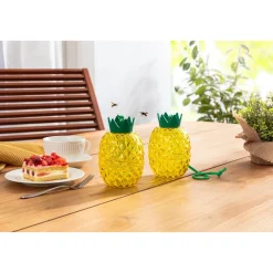 Fruchtfliegenfallen|Die moderne Hausfrau Wespenfalle „Ananas“, 2 Stück