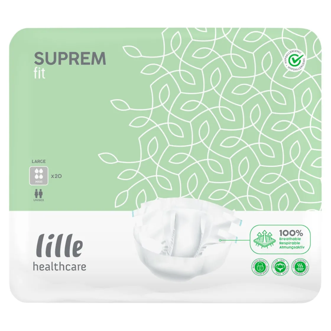 Inkontinenzeinlagen & Windeln|Die moderne Hausfrau Windelhose unisex, 20 Stück large