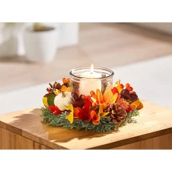 Herbstdekoration|Leuchtdekoration·Kerzen & Teelichter|Die moderne Hausfrau Windlicht „Herbst“