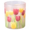 Leuchtdekoration·Kerzen & Teelichter|Die moderne Hausfrau Windlicht „Tulpen“ Ø 7 cm