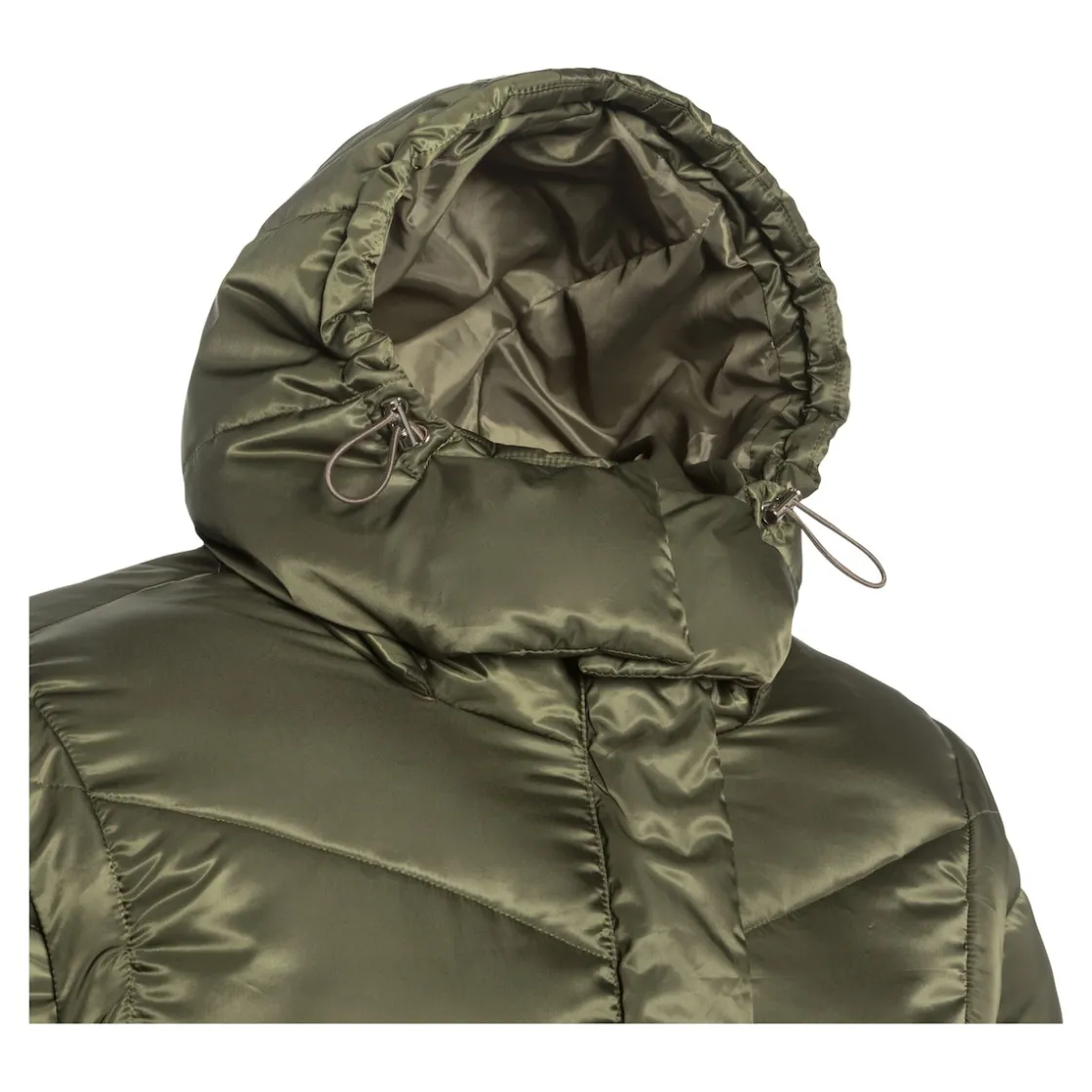 Jacken & Westen|Die moderne Hausfrau Winter-Steppmantel 2in1 "Elsa" oliv