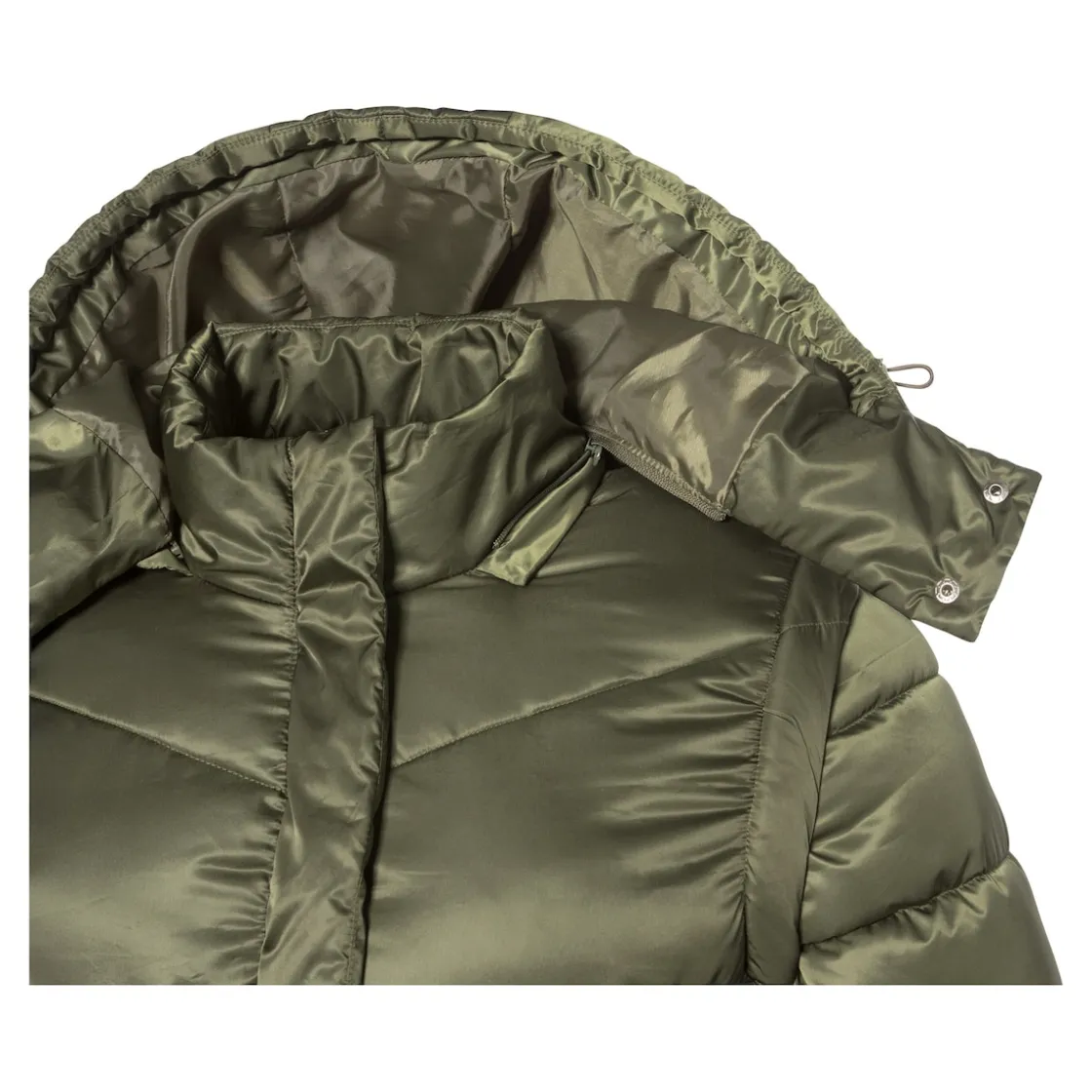 Jacken & Westen|Die moderne Hausfrau Winter-Steppmantel 2in1 "Elsa" oliv
