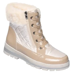 Stiefel|Die moderne Hausfrau Winterstiefel "Wanda" beige