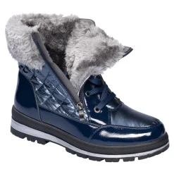 Stiefel|Die moderne Hausfrau Winterstiefel "Wanda" marine