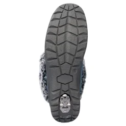 Stiefel|Schuhspikes|Die moderne Hausfrau Winterstiefelette mit Spikes & Klett „Monika“ petrol