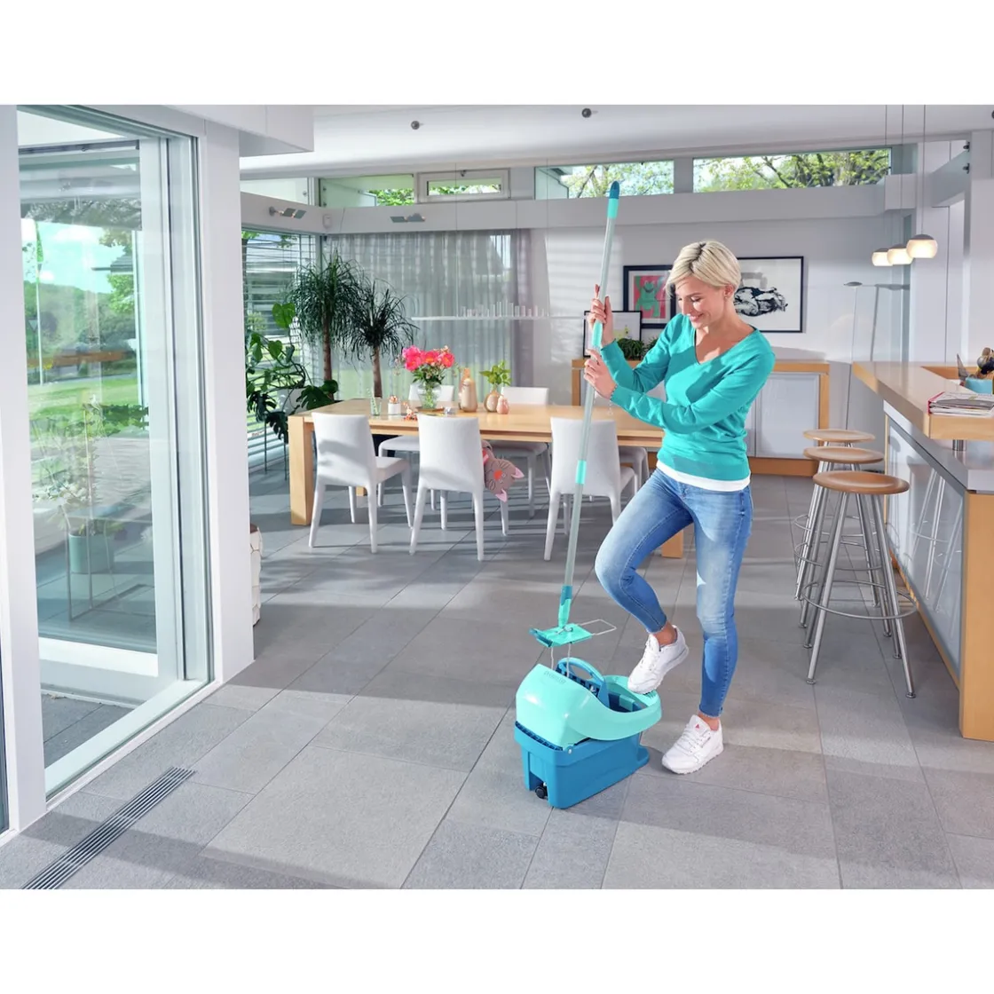 Wischer|Die moderne Hausfrau Wischtuchpresse Set Profi XL