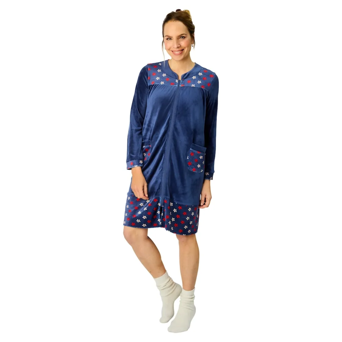 Kleider & Röcke|Die moderne Hausfrau Wohlfühl-Hauskleid „Lotte“