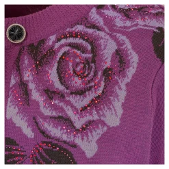 Jacken & Westen|Die moderne Hausfrau Wärme-Cardigan „Rosenwelt“