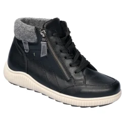 Stiefeletten|Die moderne Hausfrau Wärme-Knöchelsneaker „Annette“ schwarz