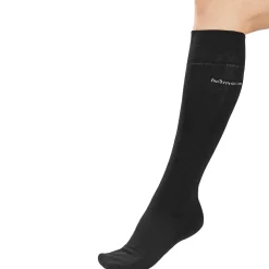 Socken|Die moderne Hausfrau Wärme-Kniestrumpf, 2 Paar schwarz/bordeaux