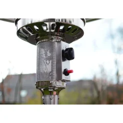 Heizlüfter & -Strahler|Die moderne Hausfrau Wärmepilz "Chrom Gas"