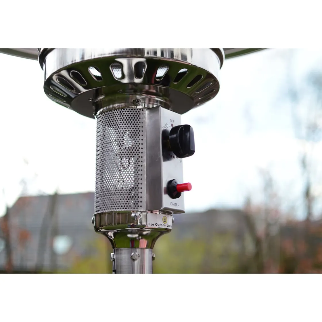 Heizlüfter & -Strahler|Die moderne Hausfrau Wärmepilz "Chrom Gas"