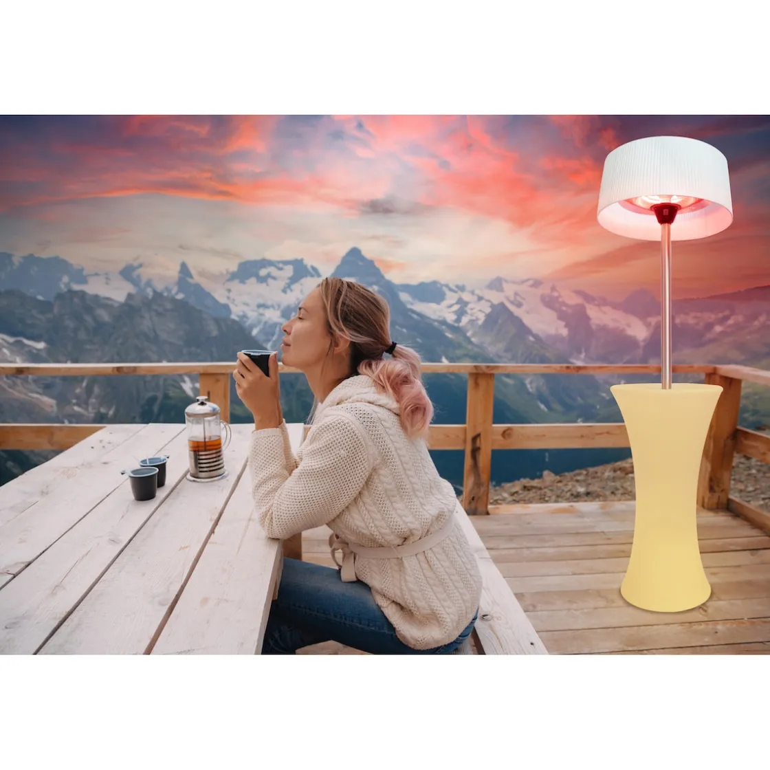 Heizlüfter & -Strahler|Die moderne Hausfrau Wärmepilz "Lounge"