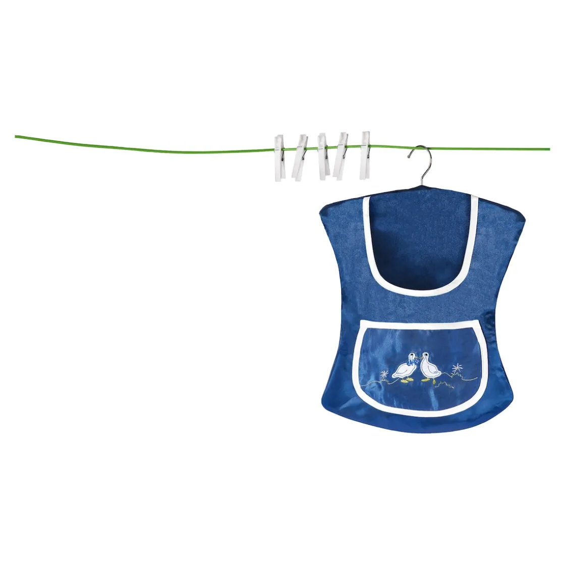 Wäscheklammern|Die moderne Hausfrau Wäscheklammerbeutel "Gänse" + Gratis: 60 Wäscheklammern