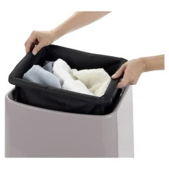 Wäschesammler|Badaccessoires ·Wäschesammler|Die moderne Hausfrau Wäschesammler & Hocker „2 in 1“ taupe