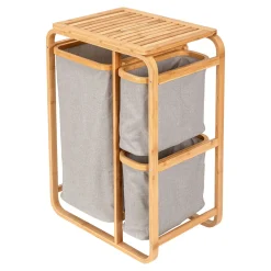 Wäschesammler|Badaccessoires ·Wäschesammler|Die moderne Hausfrau Wäschesammler „Bambus“