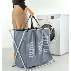 Wäschesammler|Badaccessoires ·Wäschesammler|Die moderne Hausfrau Wäschesammler „Trio“