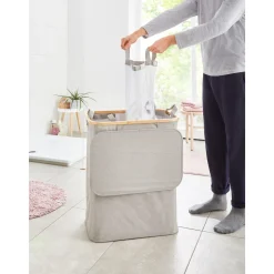 Wäschesammler|Badaccessoires ·Wäschesammler|Die moderne Hausfrau Wäschesammler und Sortierer „2 in 1“