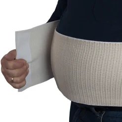 Bandagen·Geradehalter & Rückenstützgürtel|Die moderne Hausfrau XXL Nierenwärmer mit Stützf, standard eins.beige, stark gerauht Weiß