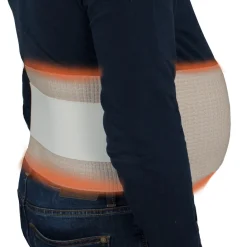 Bandagen·Geradehalter & Rückenstützgürtel|Die moderne Hausfrau XXL Nierenwärmer mit Stützf, stark eins.beige, stark gerauht Weiß