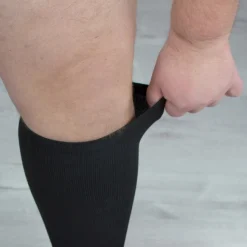 Venentrainer|Die moderne Hausfrau XXL Reisestrümpfe schwarz Gr. 36-38, DP Schwarz