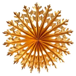 Dekofiguren|Die moderne Hausfrau XXL-3D-Dekofigur "Schneeflocke Gold"