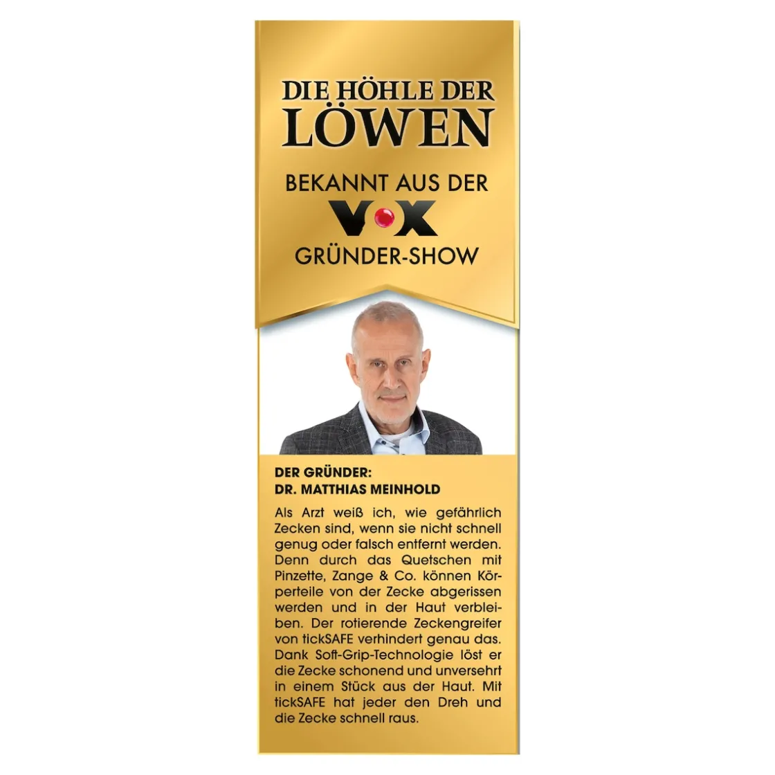 Kosmetikprodukte·Pinzetten|Die moderne Hausfrau Zeckengreifer tickSAFE, Tier, mit rotierendem Greiferkopf