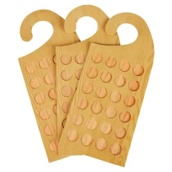 Luftreiniger|Die moderne Hausfrau Zedernholz-Hänger, 3 Stück