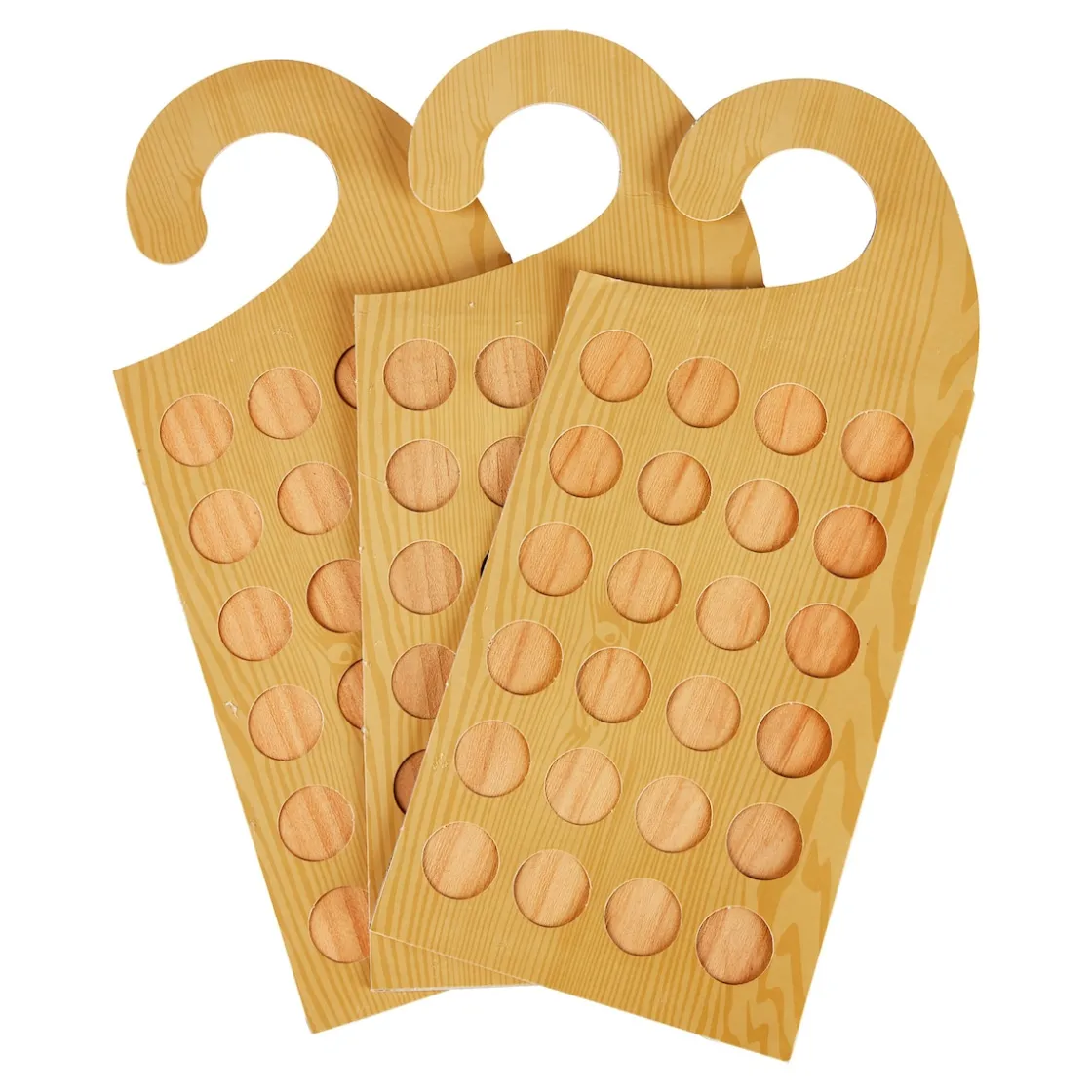 Luftreiniger|Die moderne Hausfrau Zedernholz-Hänger, 3 Stück