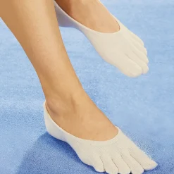 Socken|Die moderne Hausfrau Zehenfüßlinge naturfarben
