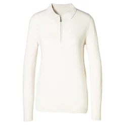 Shirts|Die moderne Hausfrau Zip-Pullover „Cashmerelike“ creme