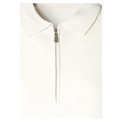 Shirts|Die moderne Hausfrau Zip-Pullover „Cashmerelike“ creme