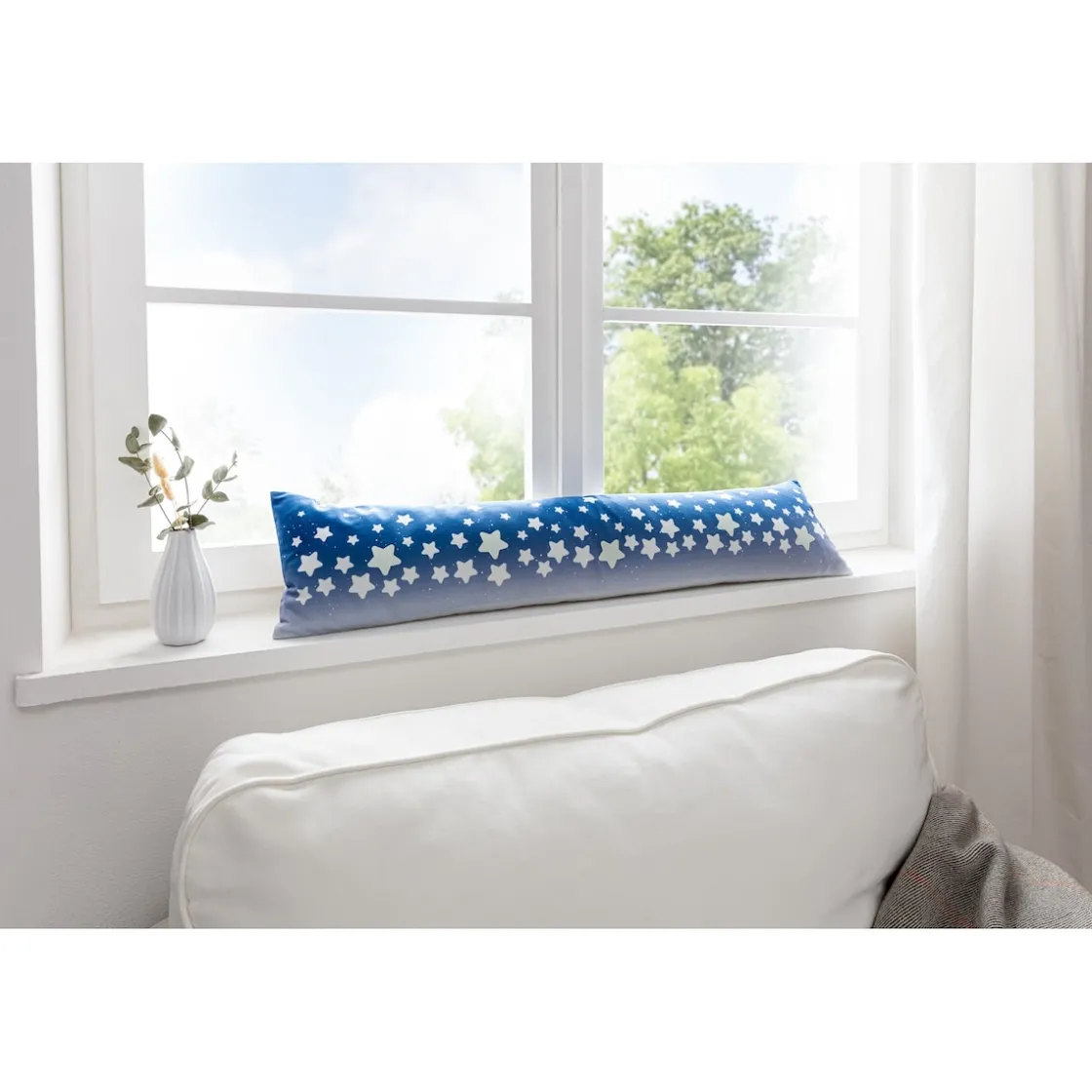 Zugluftstopper|Zugluftstopper|Die moderne Hausfrau Zugluftstopp „Sternenhimmel“ nachtleuchtend